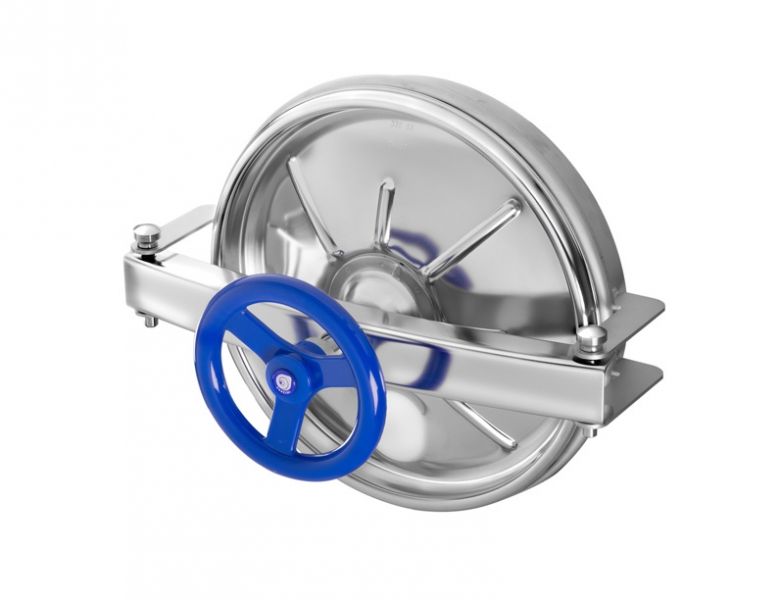 Búvónyílás alsó kerek 404 mm kifelé nyíló (220/E;222/E; 220/E/B;222/E/B)