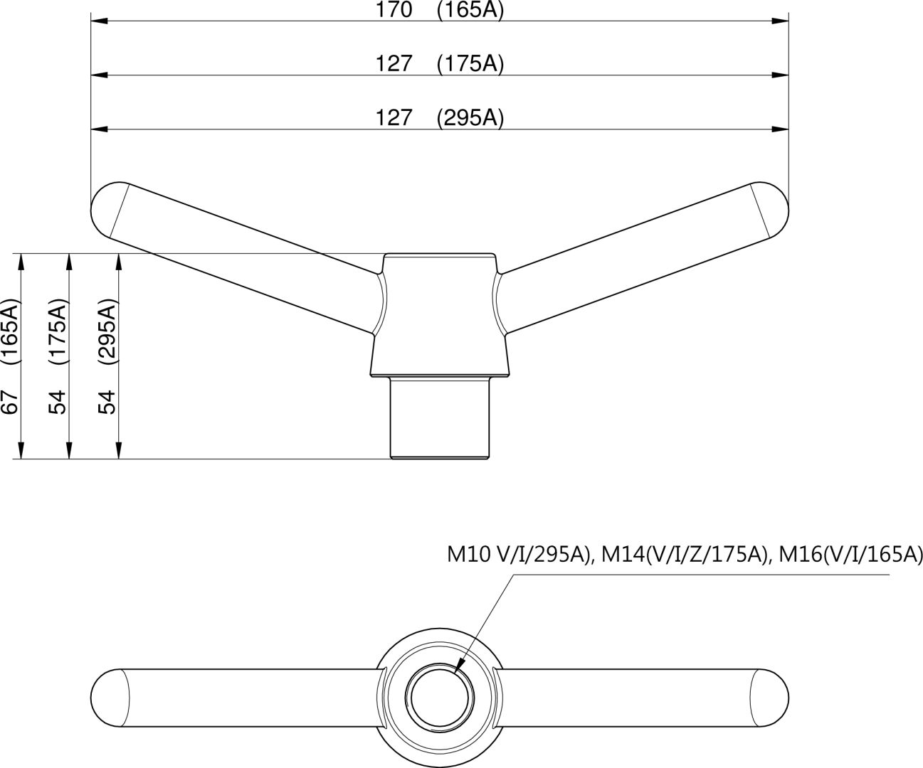 Búvónyílás alsó négyszögletes 332x440 mm kifelenyíló (160;161;160K;161K; 160/B;161/B;160/K/B;161/K/B) – 2. műszaki rajz