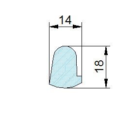 Búvónyílás felső kerek 202 mm kifelenyíló (230;231;232;230/B;231/B;232/B) – 3. műszaki rajz