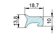 Búvónyílás felső kerek 202 mm kifelenyíló (T1/200;T1/201;T1/202;T1/200/B;T1/201/B;T1/202/B) – 3. műszaki rajz