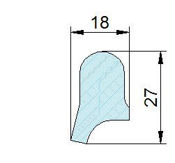 Búvónyílás felső kerek 404 mm kifelenyíló (255;256;257;258;255/B;256/B;257/B;258/B) – 3. műszaki rajz