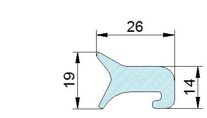 Búvónyílás felső kerek 454 mm kifelenyíló (T/450;T/451;T/452; T/450/B;T1/451/B;T1/452/B) – 3. műszaki rajz