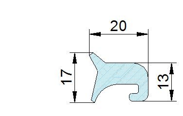 Búvónyílás felső kerek 518 mm kifelenyíló (T1/G500;T1/G501;T1/G502; T1/G500/B;T1/G501/B;T1/G502/B) – 3. műszaki rajz